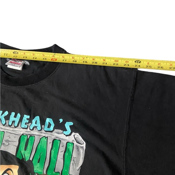 Vintage 1994 Flintstones T-Shirt Barney Rubble Rockhead’s Pool Hall Novel T XL - Picture 5 of 7